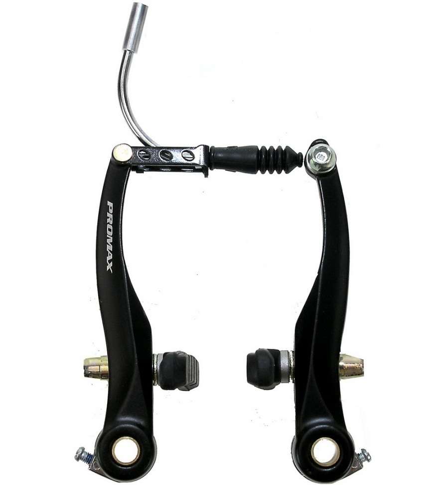Тормоз V-Brake PROMAX, TX-125L, 125мм, комплект на велосипед, черные